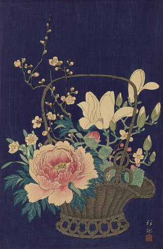 Ohara Koson - Bamboo Flowerbasket.webp