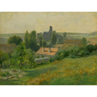 Okor Castle - Ľudovít Čordák | Reproduction Tableau Décoration murale affiche copie