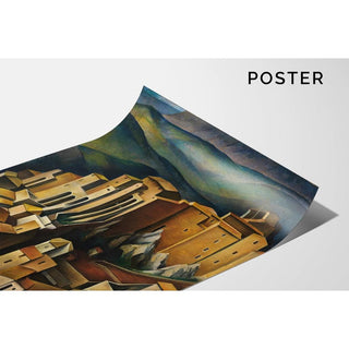 Olevano - Alexander Kanoldt | Reproduction Tableau Décoration murale affiche copie