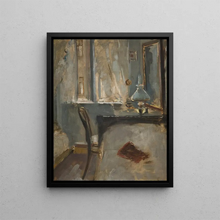 Olga Boznanska - Study of the Interior of the Artists Studio in Krakow.webp