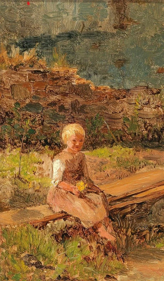 Olga WisingerFlorian - Child Sitting on a Wooden Walkway.webp
