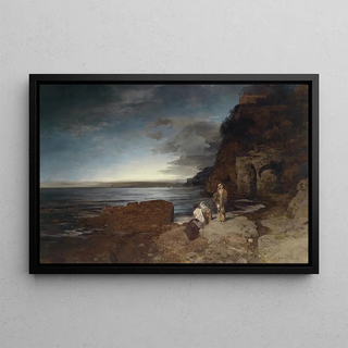 Oswald Achenbach - Abend an der Kste.webp