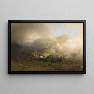 Oswald Achenbach - Blick auf die Rigi.webp