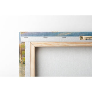 Paire de lions dans la steppe - Wilhelm Kuhnert | Reproduction Tableau Décoration murale affiche copie