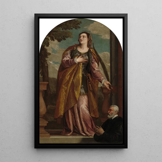 Paolo Veronese - Saint Lucy and a Donor.webp