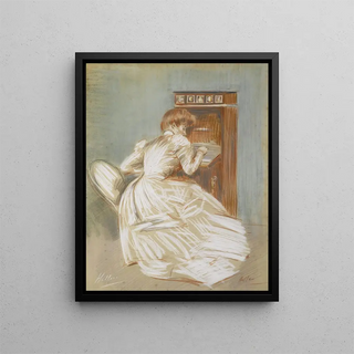 Paul Csar Helleu - Madame Helleu son secrtaire.webp