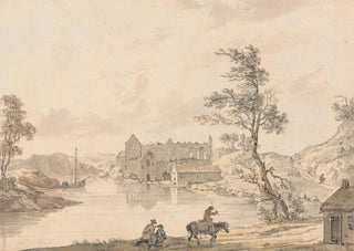 Paul Sandby - Askeaton Abbey near Limerick Ireland on the River Deel.webp