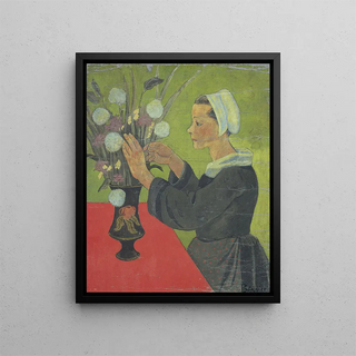 Paul Srusier - Bretonne au bouquet Huelgoat.webp