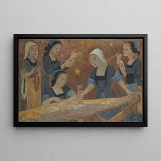 Paul Srusier - La tapisserie les cinq tisseuses.webp