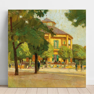 Pavillon de plaisance, Prater, Vienne - Carl Moll | Reproduction Tableau Décoration murale affiche copie