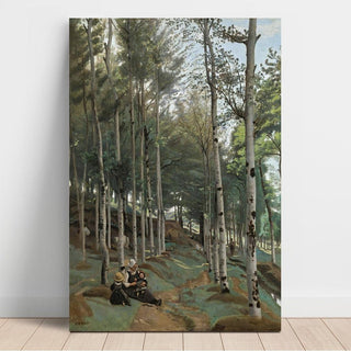 Paysage Breton - Jean-Baptiste Camille Corot | Reproduction Tableau Décoration murale affiche copie