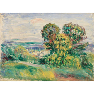 Paysage - Pierre-Auguste Renoir | Reproduction Tableau Décoration murale affiche copie