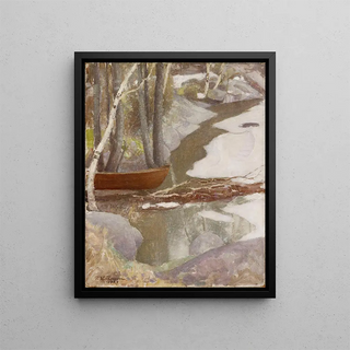 Pekka Halonen - Spring Landscape.webp