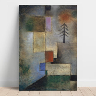 Petit tableau de sapins - Paul Klee | Reproduction Tableau Décoration murale affiche copie