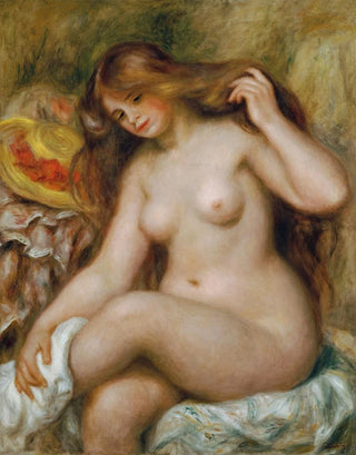 PierreAuguste Renoir - Badende mit blondem offenem Haar.webp