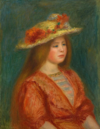 PierreAuguste Renoir - Femme au corsage rouge.webp