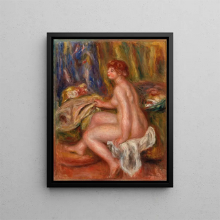 PierreAuguste Renoir - Seated Female Nude Profile View Femme nue assise vue de profil.webp