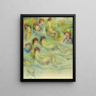 PierreAuguste Renoir - Studies of Pierre Renoir His Mother Aline Charigot Nudes and Landscape.webp