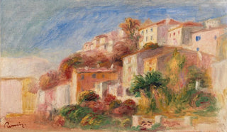 PierreAuguste Renoir - View from the Garden of the Post Office Cagnes Village vu du jardin de la poste Cagnes.webp