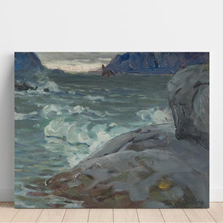 Plage. Étude du nord de la Norvège - Anna Boberg | Reproduction Tableau Décoration murale affiche copie