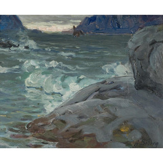 Plage. Étude du nord de la Norvège - Anna Boberg | Reproduction Tableau Décoration murale affiche copie