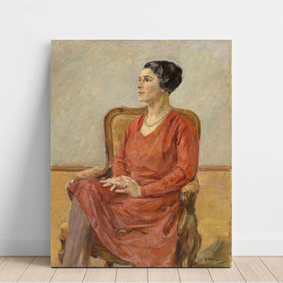 Portrait d'Olga Neuberg - Max Liebermann | Reproduction Tableau Décoration murale affiche copie