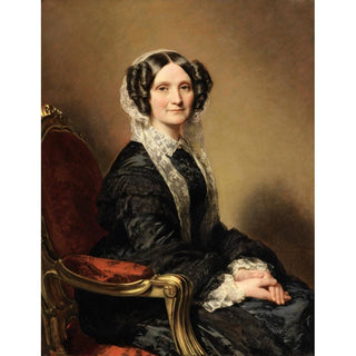 Portrait de Madame François-Marie Delessert - Franz Xaver Winterhalter | Reproduction Tableau Décoration murale affiche copie