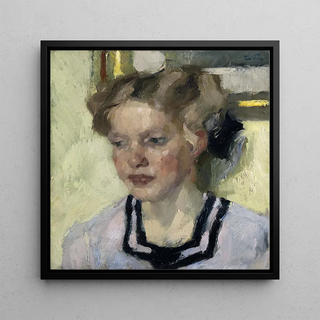 Portrait de Mina Hasch - Leo Putz