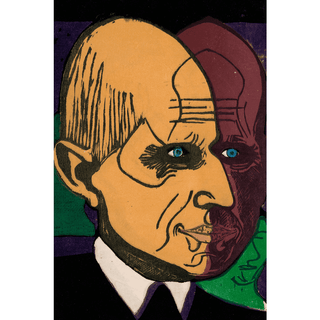 Portrait du docteur Bauer - Ernst Ludwig Kirchner | Reproduction Tableau Décoration murale affiche copie