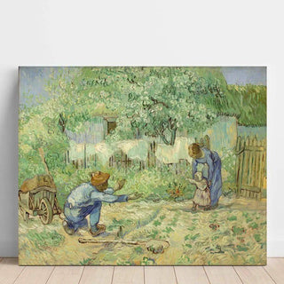 Premiers pas, d'après Millet - Vincent Van Gogh | Reproduction Tableau Décoration murale affiche copie