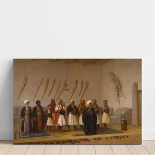 Prière dans la maison du chef Arnaut - Jean-Léon Gérôme | Reproduction Tableau Décoration murale affiche copie