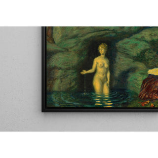 Quellnymphe von Faunen belauscht - Franz von Stuck | Reproduction Tableau Décoration murale affiche copie