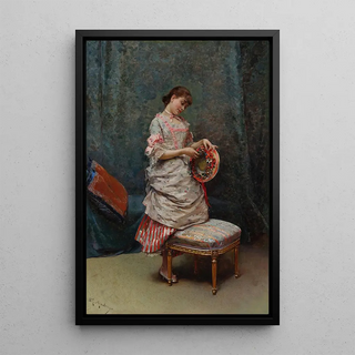 Raimundo de Madrazo y Garreta - Aline Holding a Hat.webp