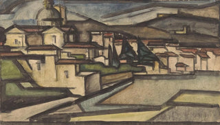 Reijer Stolk - Gezicht op een Italiaanse stad.webp