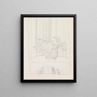 Reijer Stolk - Vaas met bloemen op een tafel.webp