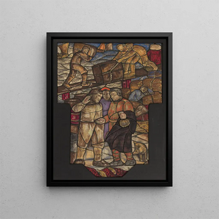 Richard Nicolas Roland Holst - Ontwerp voor raam in het Stadhuis in Amsterdam 2.webp