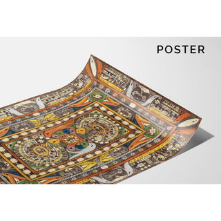 Riesen-Stadt, Waaben-Hall - Adolf Wölfli | Reproduction Tableau Décoration murale affiche copie