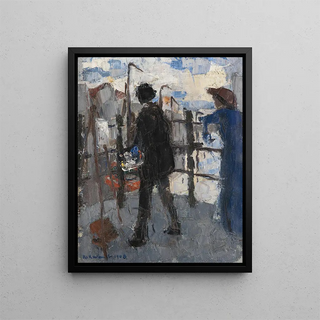 Rik Wouters - The Painter on the Hoogbrug in Mechelen.webp