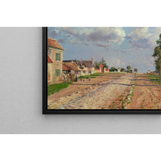Route de Versailles, Rocquencourt - Camille Pissarro | Reproduction Tableau Décoration murale affiche copie