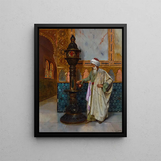 Rudolf Ernst - Tending The Lamp.webp