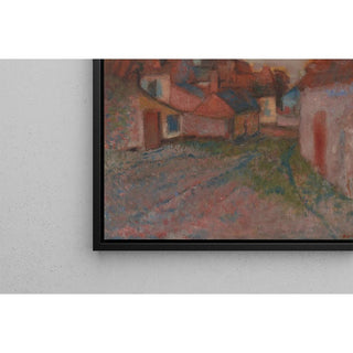 Rue de Village - Edgar Degas | Reproduction Tableau Décoration murale affiche copie