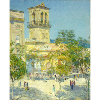 Rue du Grand Capitaine, Cordoue - Childe Hassam | Reproduction Tableau Décoration murale affiche copie