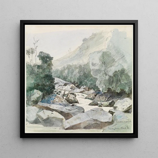 Ruisseau de montagne à Cachoeira do Marmello - Ferdinand Keller