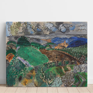 Saint-Paul de Vence - Raoul Dufy | Reproduction Tableau Décoration murale affiche copie