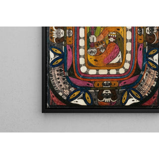 Sainte Adolfina de la vallée de Chamäleohn en Chine; Asie - Adolf Wölfli | Reproduction Tableau Décoration murale affiche copie