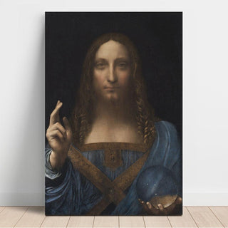 Salvator Mundi- Leonard de Vinci | Reproduction Tableau Décoration murale affiche copie