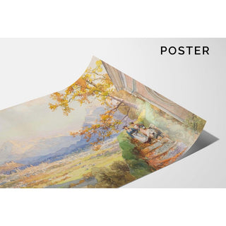 Salzbourg depuis Maria Plain- Edward Theodore Compton | Reproduction Tableau Décoration murale affiche copie