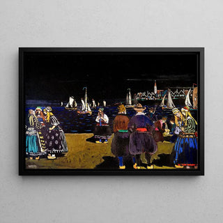 Samedi Soir Hollande - Wassily Kandinsky | Reproduction Tableau Décoration murale affiche copie