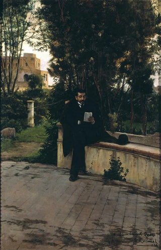 Santiago Rusiol - Senyor Quer In The Garden.webp