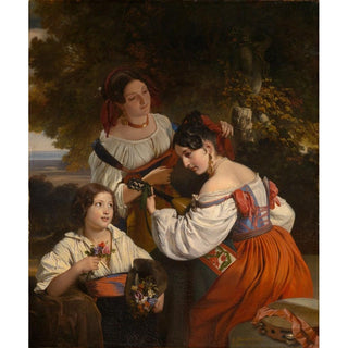 Scène de genre romaine - Franz Xaver Winterhalter | Reproduction Tableau Décoration murale affiche copie